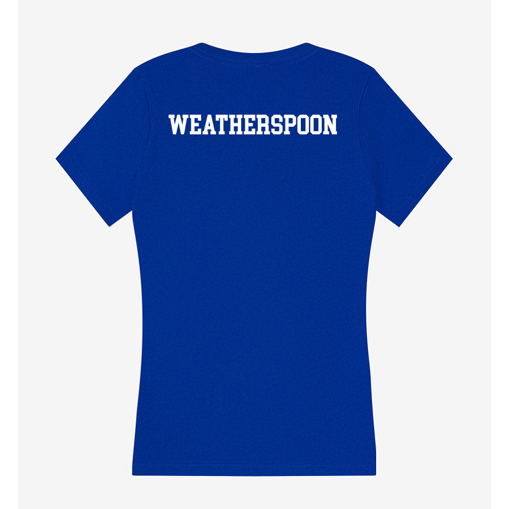 Boise State - NCAA Men's Track & Field : Raekwon Weatherspoon - Women's V-Neck T-Shirt-1