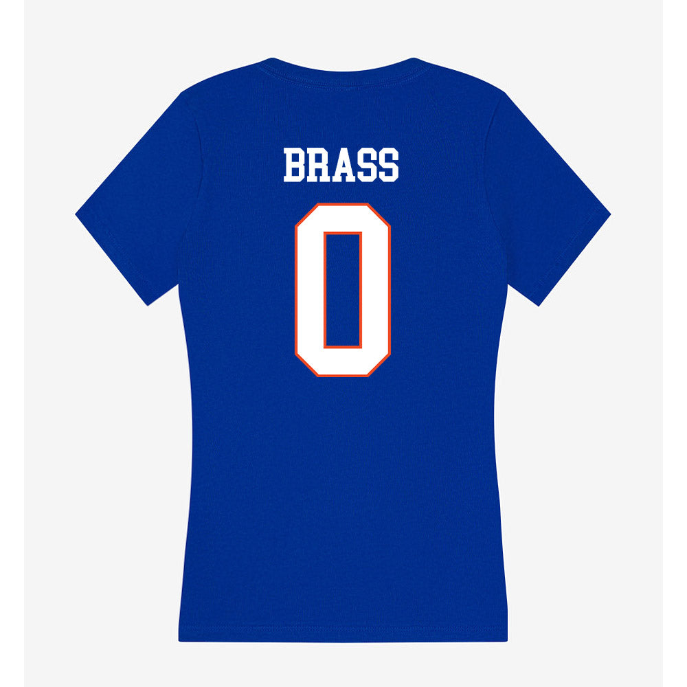 Boise State - NCAA Women's Soccer : Jazmyn Brass - Women's V-Neck T-Shirt-1
