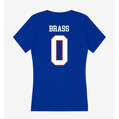 Boise State - NCAA Women's Soccer : Jazmyn Brass - Women's V-Neck T-Shirt-1