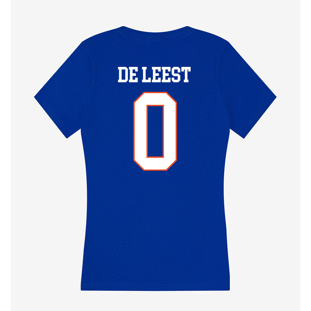 Boise State - NCAA Women's Soccer : Ava de Leest - Women's V-Neck T-Shirt-1