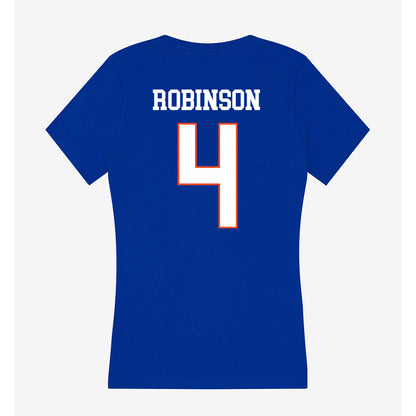 Boise State - NCAA Football : Rodney Robinson - Women's V-Neck T-Shirt-1