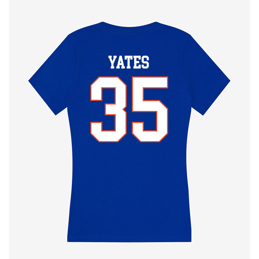 Boise State - NCAA Women's Soccer : Chloe Yates - Women's V-Neck T-Shirt-1