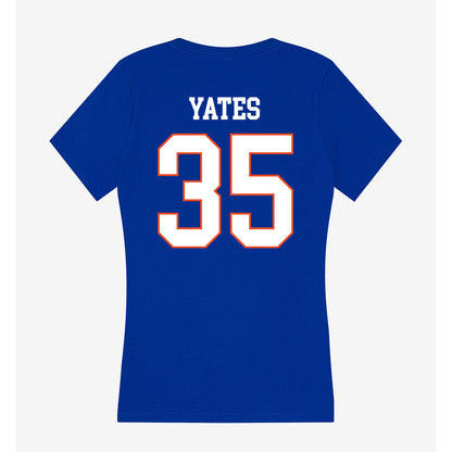 Boise State - NCAA Women's Soccer : Chloe Yates - Women's V-Neck T-Shirt-1