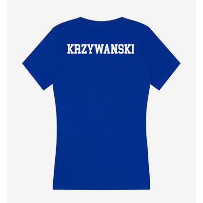 Boise State - NCAA Women's Gymnastics : Julia Krzywanski - Women's V-Neck T-Shirt-1