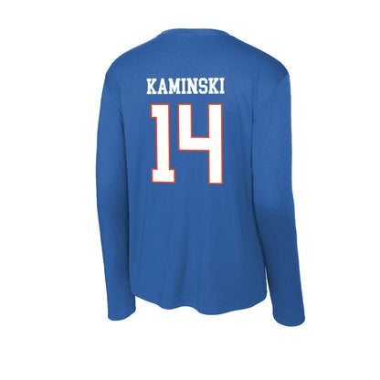 Boise State - NCAA Women's Volleyball : Annie Kaminski - Activewear Long Sleeve T-Shirt-1