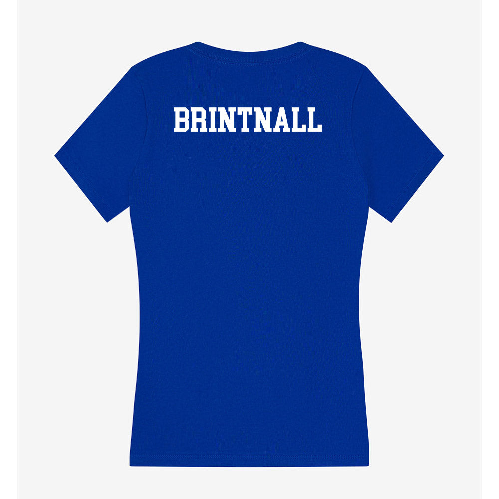 Boise State - NCAA Women's Track & Field : Campbell Brintnall - Women's V-Neck T-Shirt-1