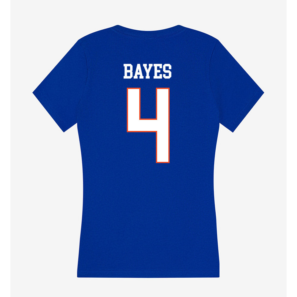 Boise State - NCAA Women's Basketball : Dani Bayes - Women's V-Neck T-Shirt-1