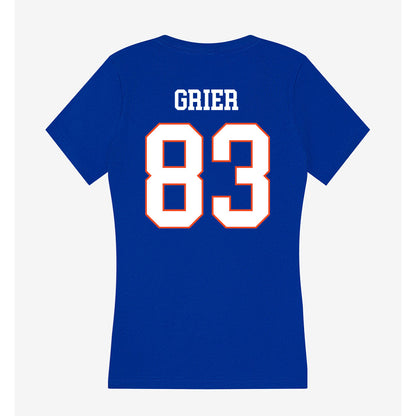 Boise State - NCAA Football : Jackson Grier - Women's V-Neck T-Shirt-1