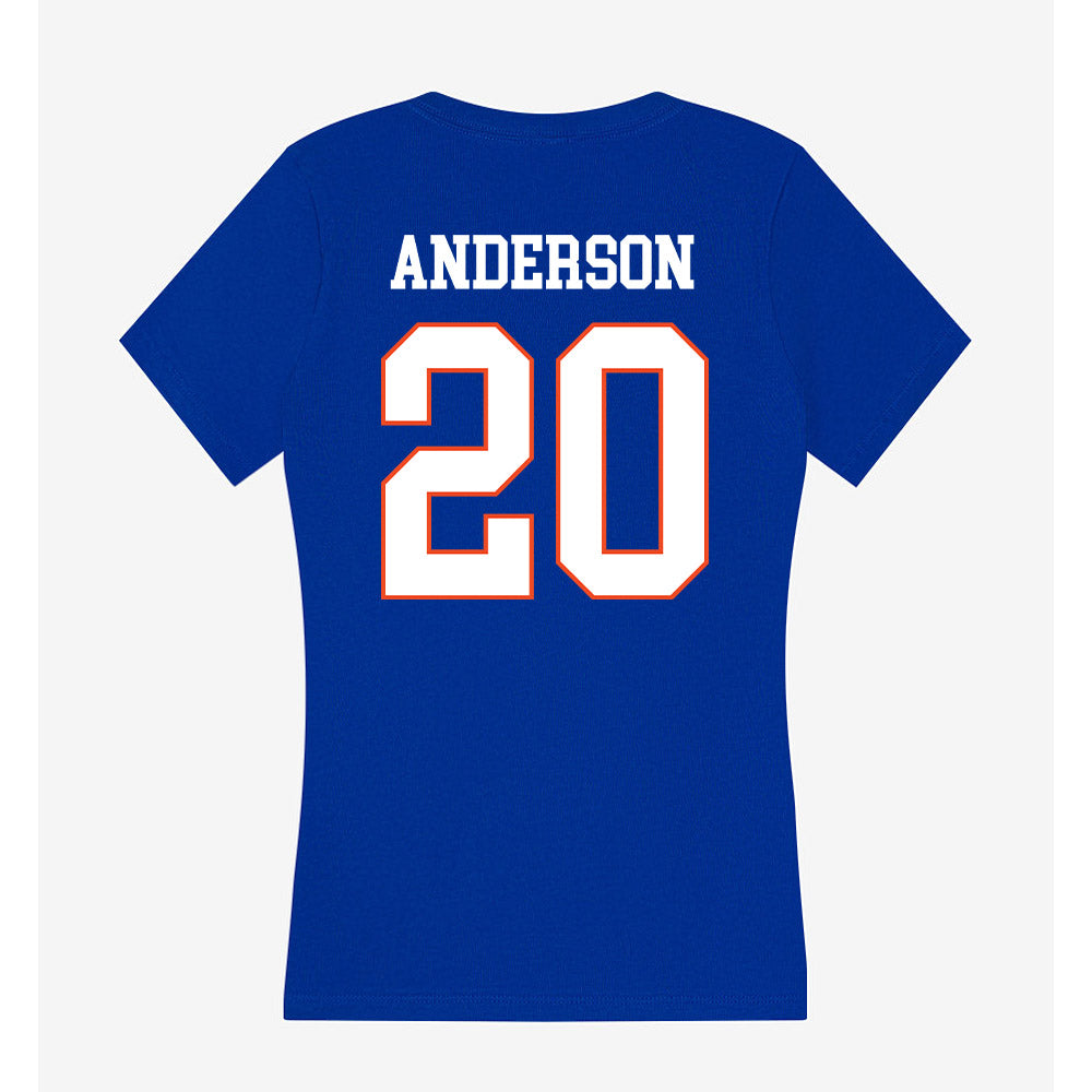 Boise State - NCAA Women's Soccer : Jillian Anderson - Women's V-Neck T-Shirt-1