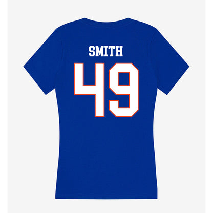 Boise State - NCAA Football : Ty Smith - Women's V-Neck T-Shirt-1