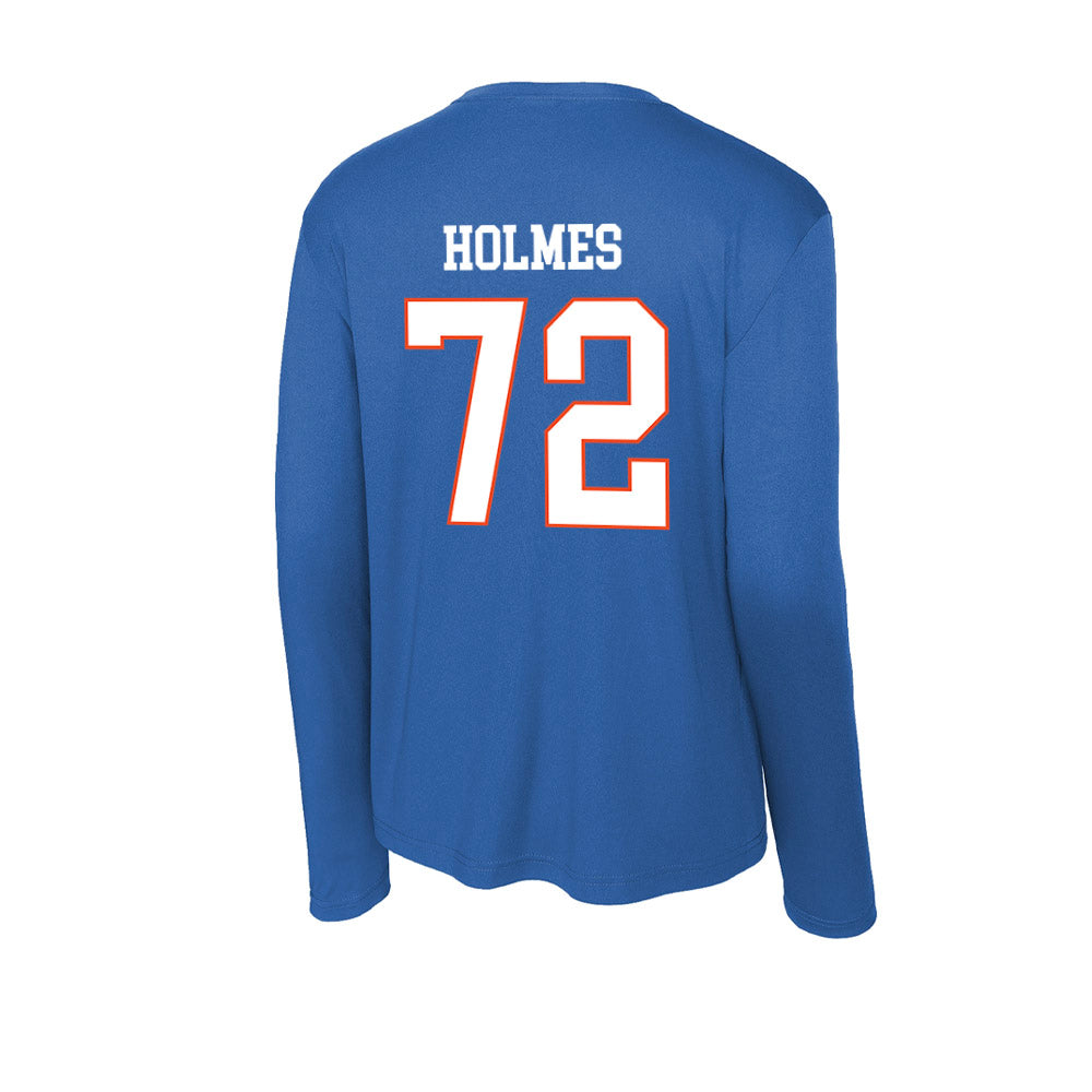Boise State - NCAA Football : Zach Holmes - Activewear Long Sleeve T-Shirt-1