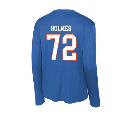 Boise State - NCAA Football : Zach Holmes - Activewear Long Sleeve T-Shirt-1