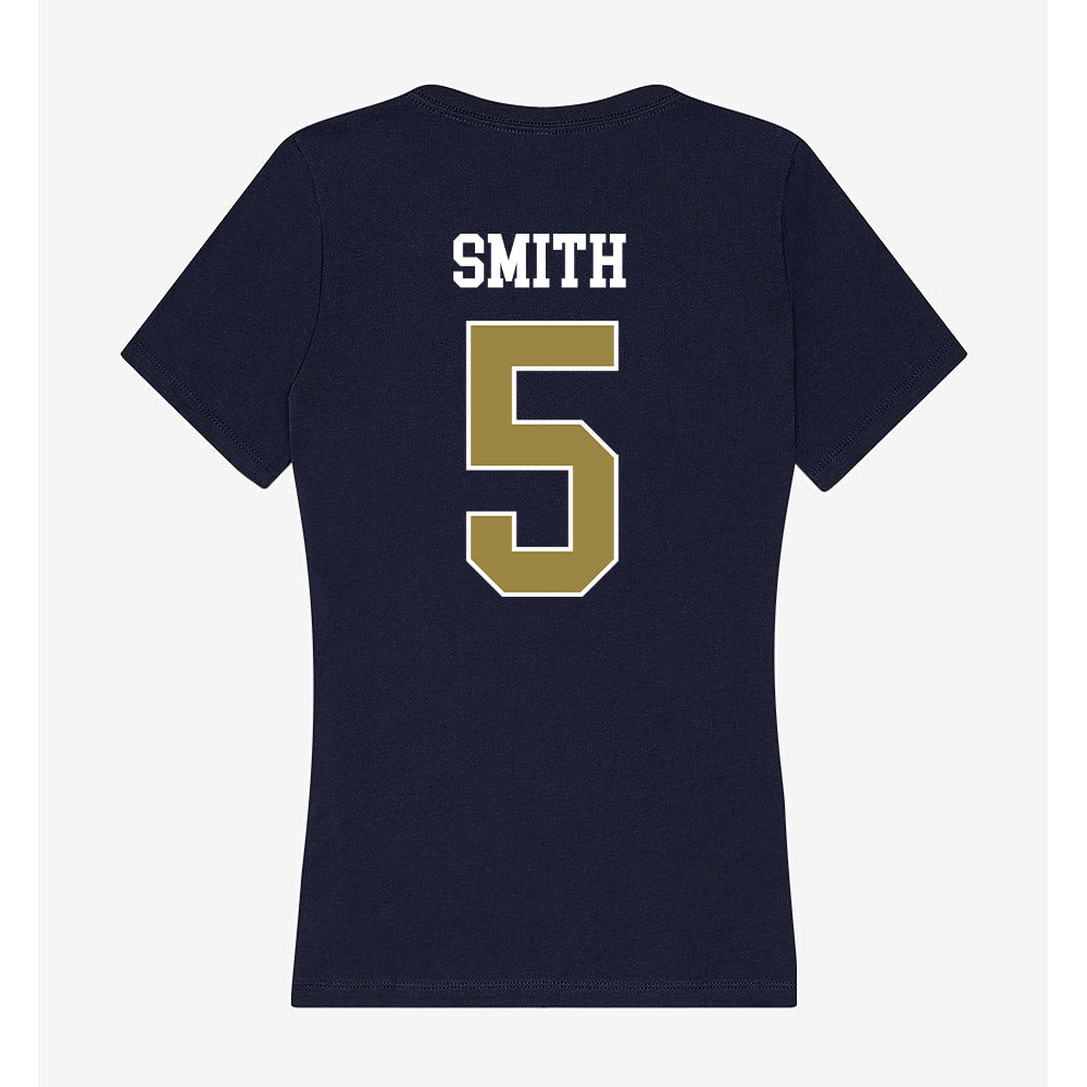 Georgia Southern - NCAA Football : Tajiri Smith - Women's V-Neck T-Shirt-1