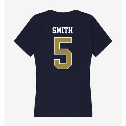 Georgia Southern - NCAA Football : Tajiri Smith - Women's V-Neck T-Shirt-1