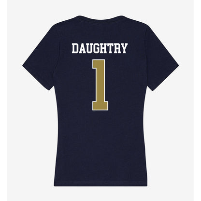 Georgia Southern - NCAA Women's Soccer : Addison Daughtry - Women's V-Neck T-Shirt-1