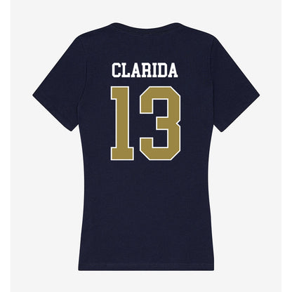 Georgia Southern - NCAA Softball : Kerra Clarida - Women's V-Neck T-Shirt-1