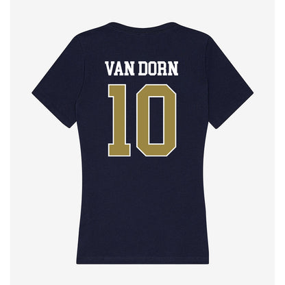 Georgia Southern - NCAA Men's Basketball : Sean Van Dorn - Women's V-Neck T-Shirt-1