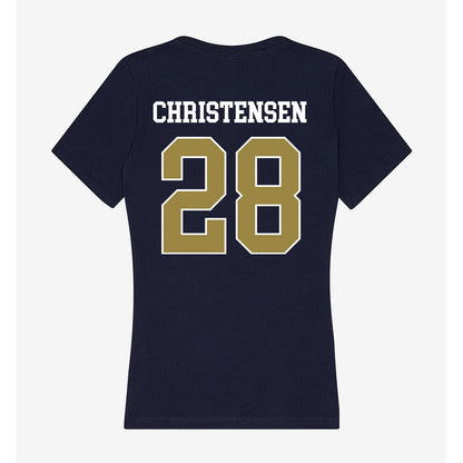 Georgia Southern - NCAA Softball : Kayla Christensen - Women's V-Neck T-Shirt-1