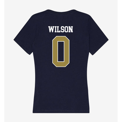 Georgia Southern - NCAA Women's Soccer : Quinn Wilson - Women's V-Neck T-Shirt-1