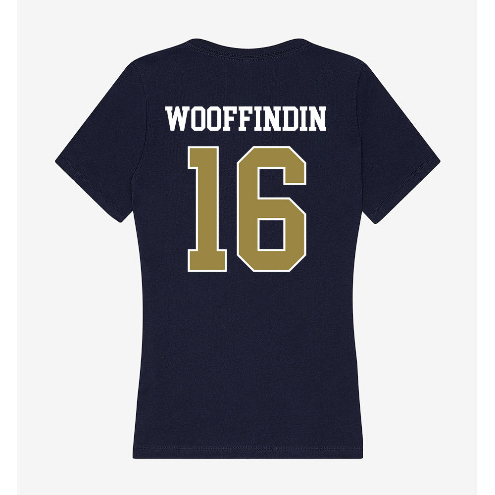 Georgia Southern - NCAA Women's Soccer : Libby Wooffindin - Women's V-Neck T-Shirt-1