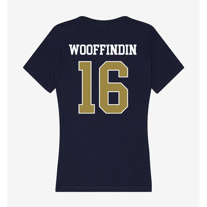 Georgia Southern - NCAA Women's Soccer : Libby Wooffindin - Women's V-Neck T-Shirt-1