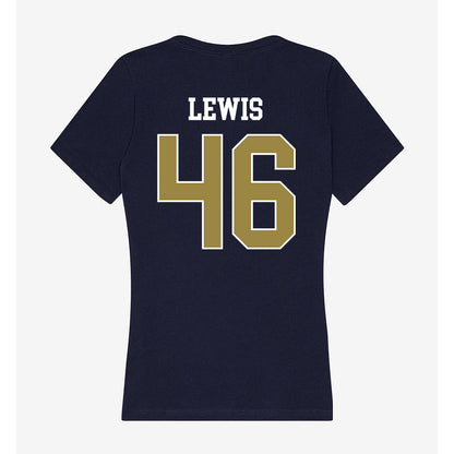 Georgia Southern - NCAA Baseball : Jax Lewis - Women's V-Neck T-Shirt-1