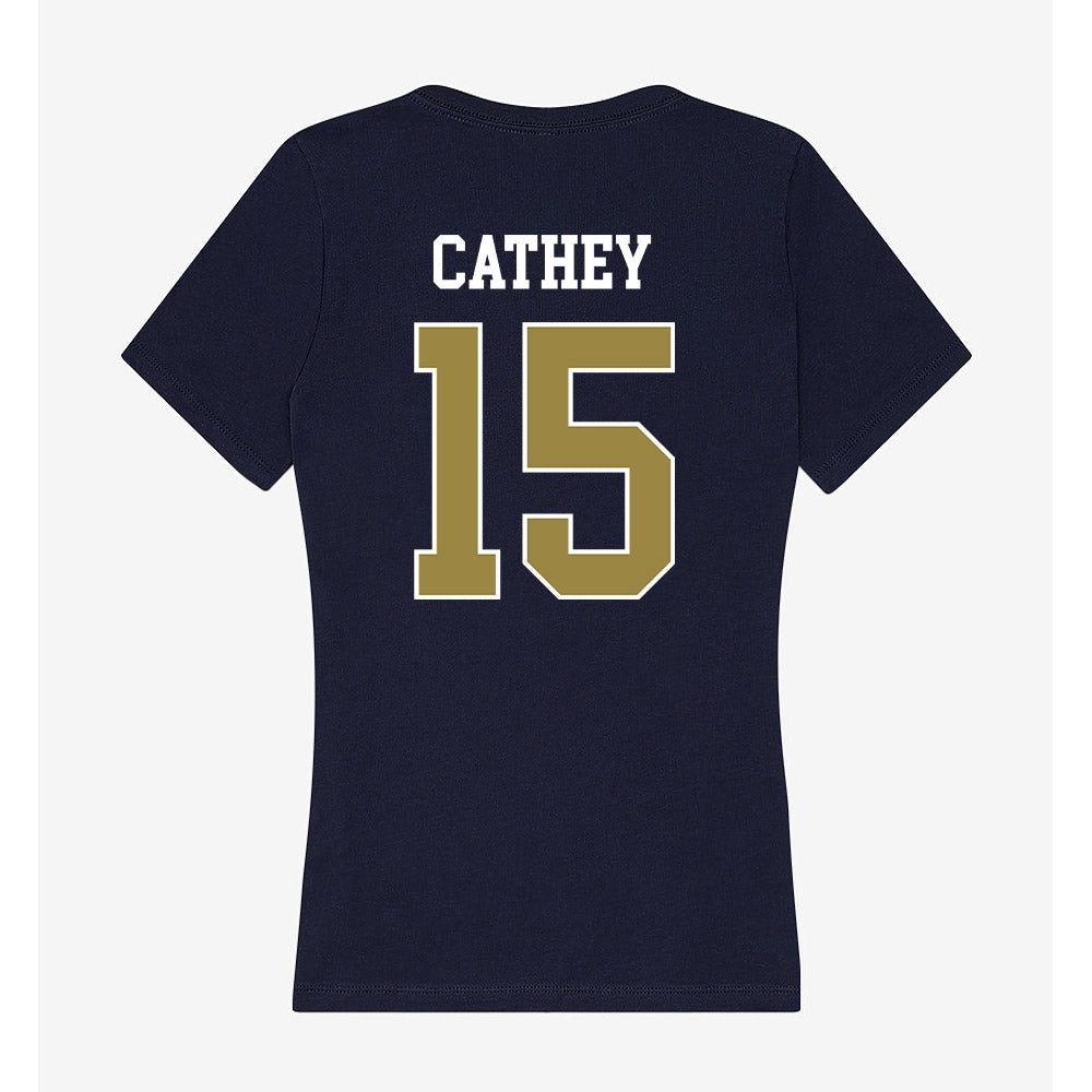 Georgia Southern - NCAA Women's Soccer : Paisley Cathey - Women's V-Neck T-Shirt-1
