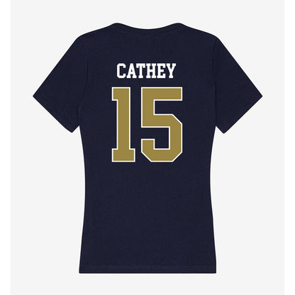 Georgia Southern - NCAA Women's Soccer : Paisley Cathey - Women's V-Neck T-Shirt-1
