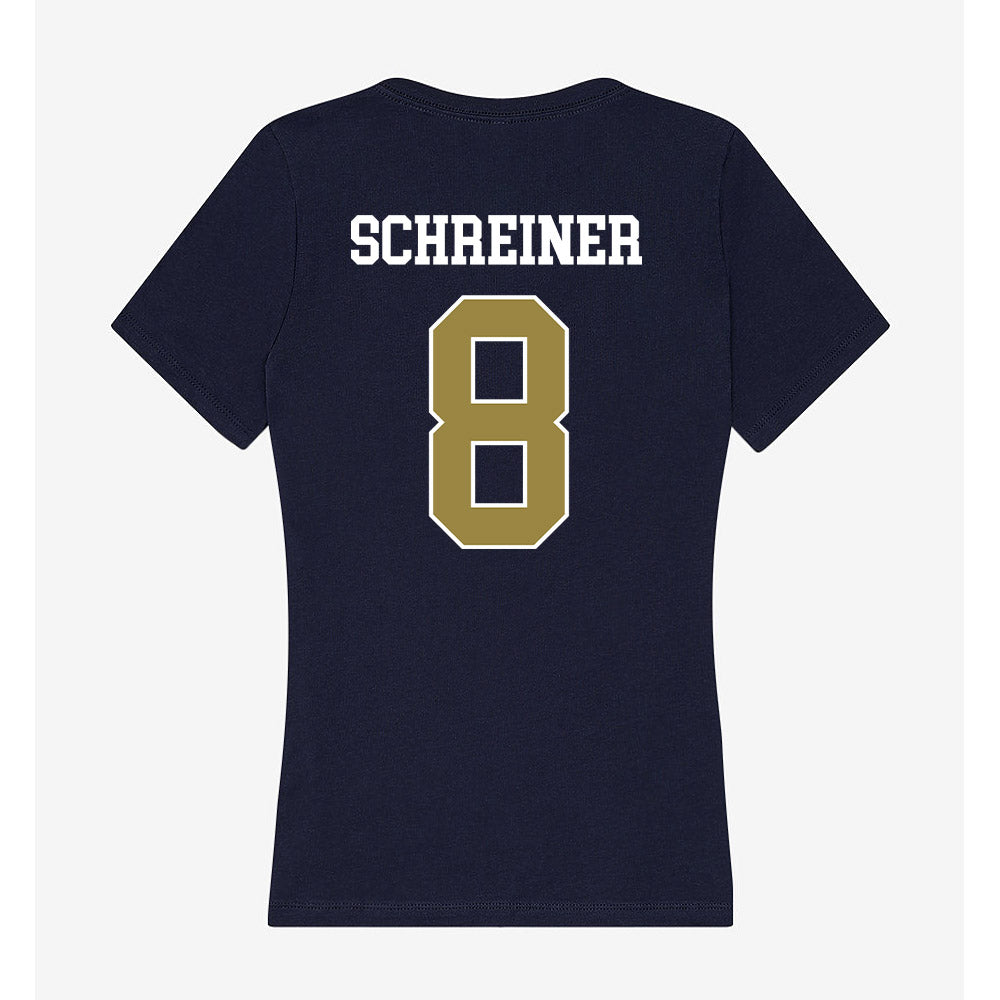 Georgia Southern - NCAA Men's Basketball : Cullen Schreiner - Women's V-Neck T-Shirt-1