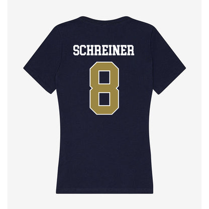 Georgia Southern - NCAA Men's Basketball : Cullen Schreiner - Women's V-Neck T-Shirt-1