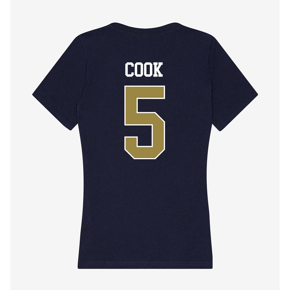 Georgia Southern - NCAA Women's Soccer : Kaitlin Cook - Women's V-Neck T-Shirt-1