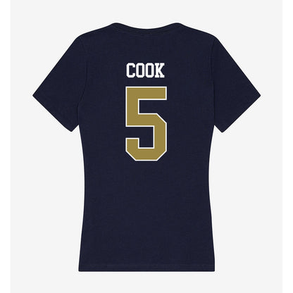 Georgia Southern - NCAA Women's Soccer : Kaitlin Cook - Women's V-Neck T-Shirt-1