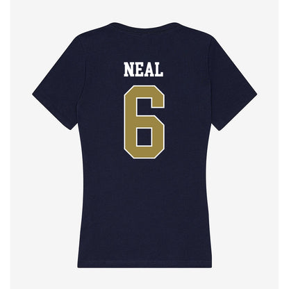 Georgia Southern - NCAA Men's Basketball : Amare Neal - Women's V-Neck T-Shirt-1