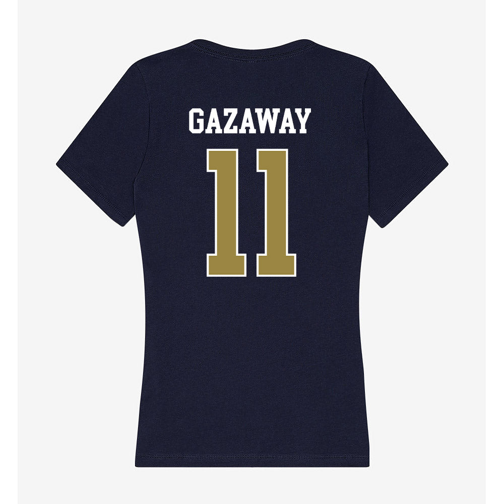 Georgia Southern - NCAA Baseball : Mason Gazaway - Women's V-Neck T-Shirt-1