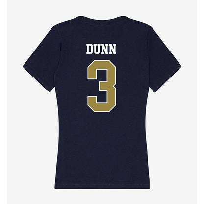 Georgia Southern - NCAA Men's Basketball : Khayri Dunn - Women's V-Neck T-Shirt-1