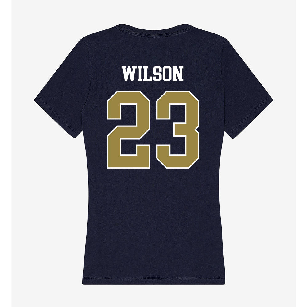 Georgia Southern - NCAA Men's Soccer : Ty Wilson - Women's V-Neck T-Shirt-1