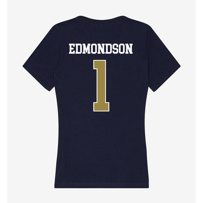 Georgia Southern - NCAA Softball : Alexis Edmondson - Women's V-Neck T-Shirt-1
