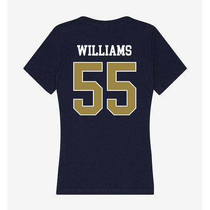 Georgia Southern - NCAA Football : Ethan Williams - Women's V-Neck T-Shirt-1