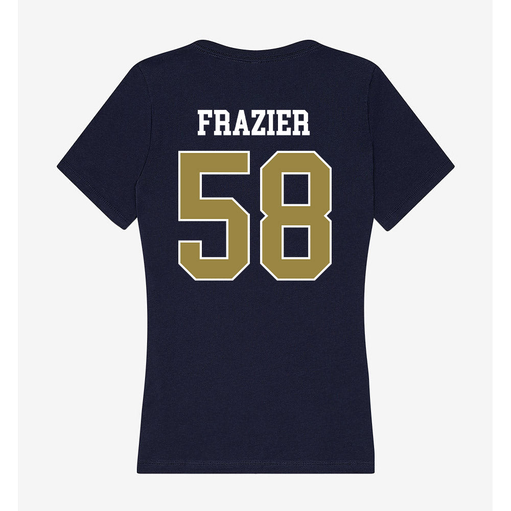 Georgia Southern - NCAA Football : Kyle Frazier - Women's V-Neck T-Shirt-1