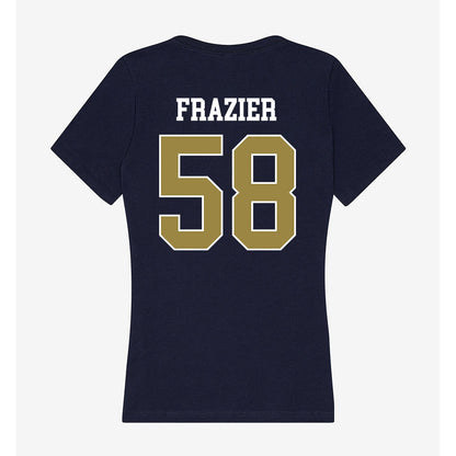 Georgia Southern - NCAA Football : Kyle Frazier - Women's V-Neck T-Shirt-1