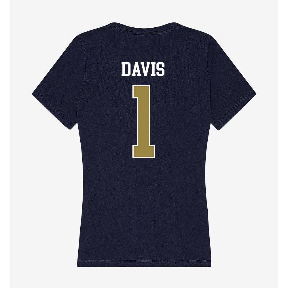 Georgia Southern - NCAA Football : Jayden Davis - Women's V-Neck T-Shirt-1