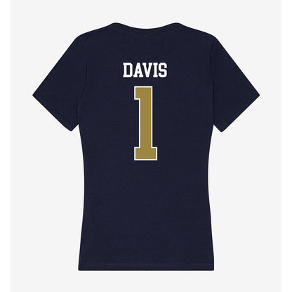 Georgia Southern - NCAA Football : Jayden Davis - Women's V-Neck T-Shirt-1