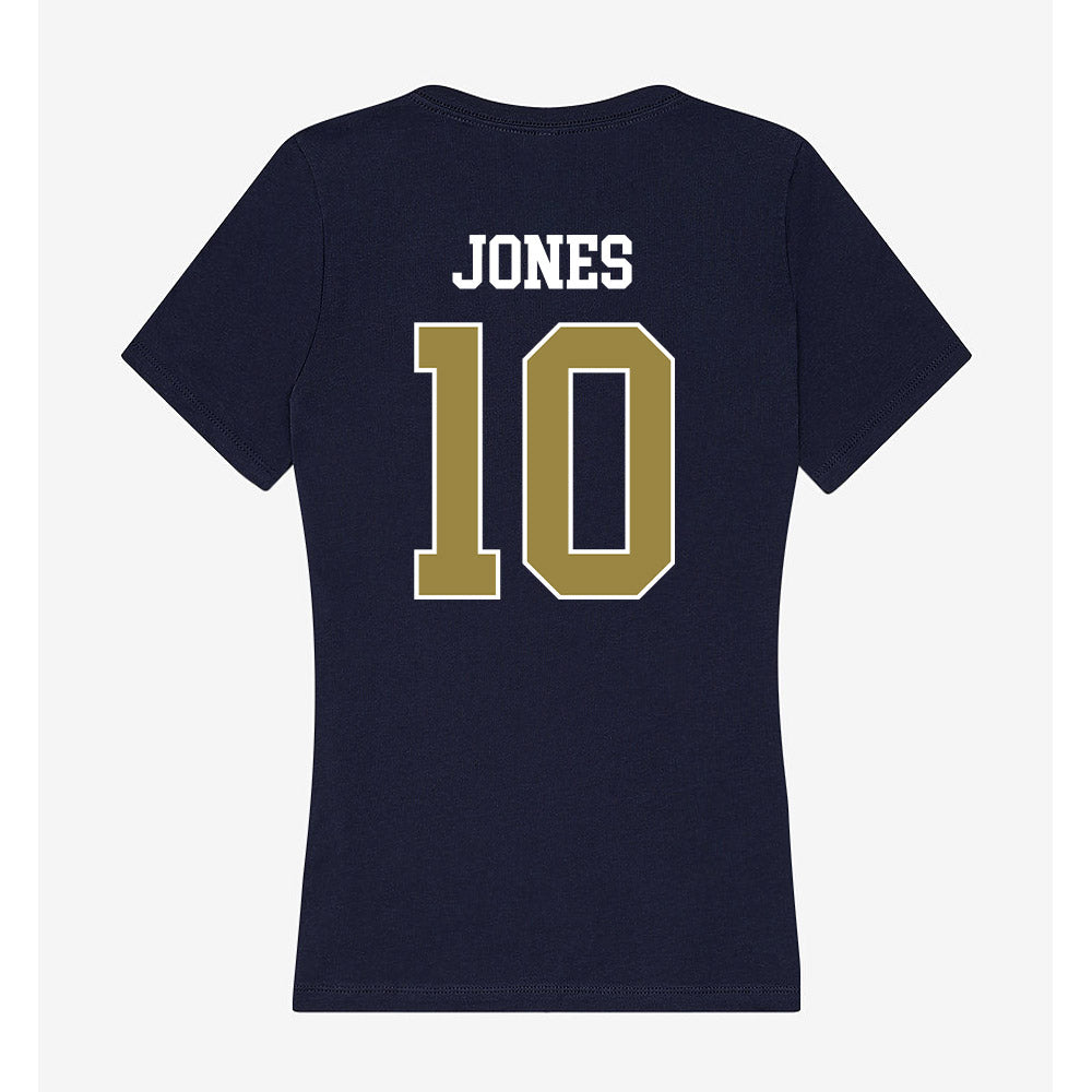 Georgia Southern - NCAA Women's Basketball : Jamiria Jones - Women's V-Neck T-Shirt-1