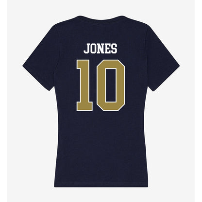 Georgia Southern - NCAA Women's Basketball : Jamiria Jones - Women's V-Neck T-Shirt-1
