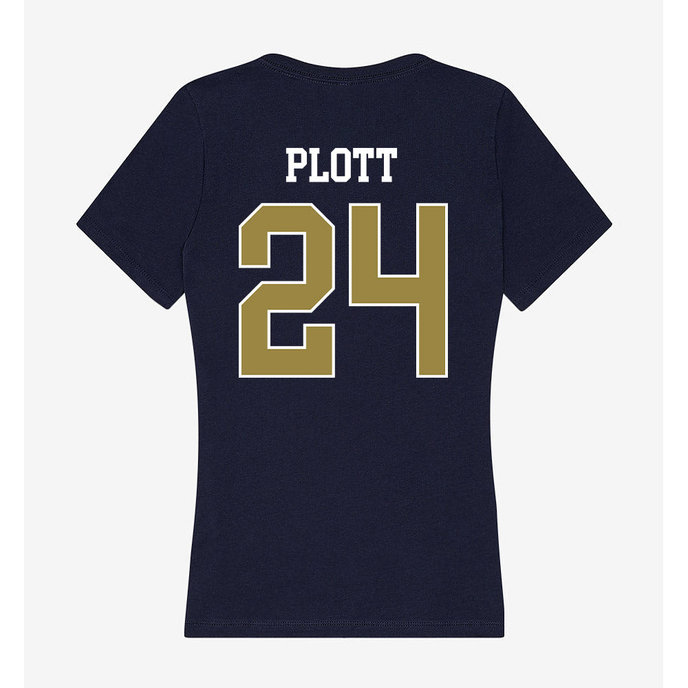 Georgia Southern - NCAA Football : Peyton Plott - Women's V-Neck T-Shirt-1