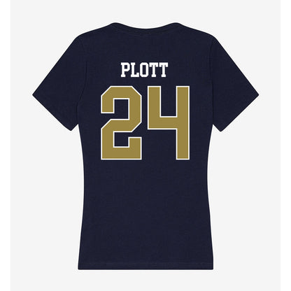 Georgia Southern - NCAA Football : Peyton Plott - Women's V-Neck T-Shirt-1