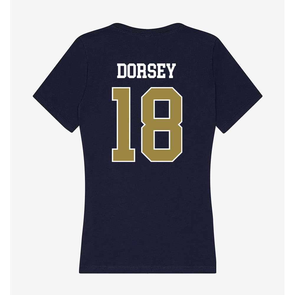 Georgia Southern - NCAA Football : KD Dorsey - Women's V-Neck T-Shirt-1
