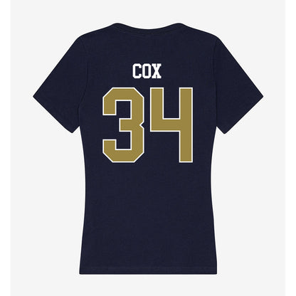 Georgia Southern - NCAA Men's Soccer : Justin Cox - Women's V-Neck T-Shirt-1