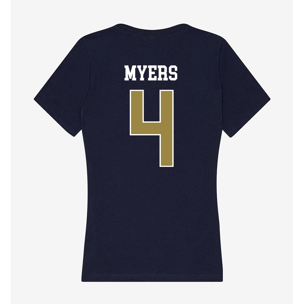 Georgia Southern - NCAA Baseball : Jack Myers - Women's V-Neck T-Shirt-1