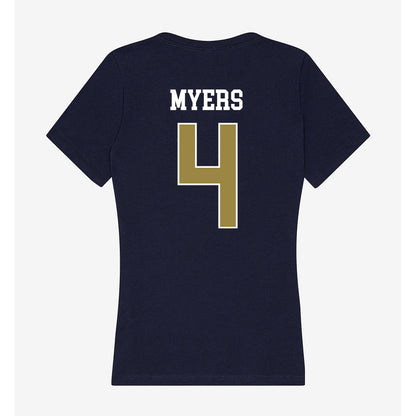 Georgia Southern - NCAA Baseball : Jack Myers - Women's V-Neck T-Shirt-1